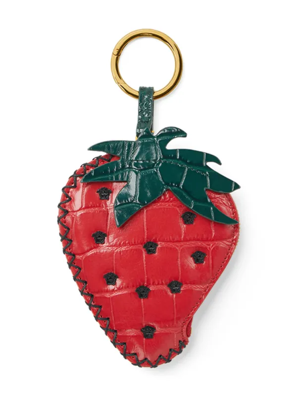 Versace Strawberry Keyring Charm | Red | FARFETCH