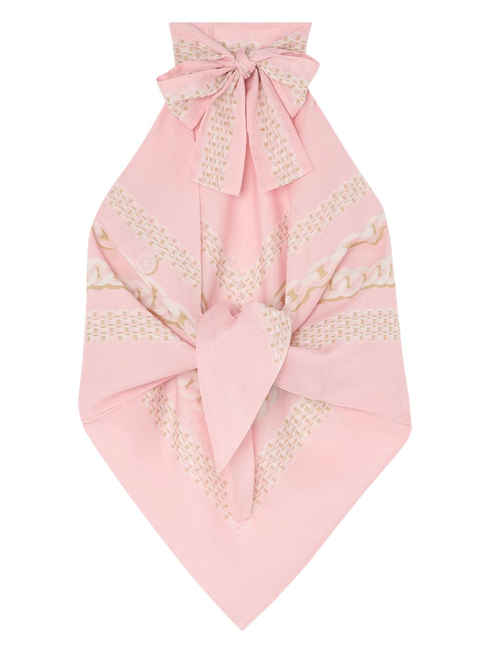 Versace Barocco foulard top - Roze