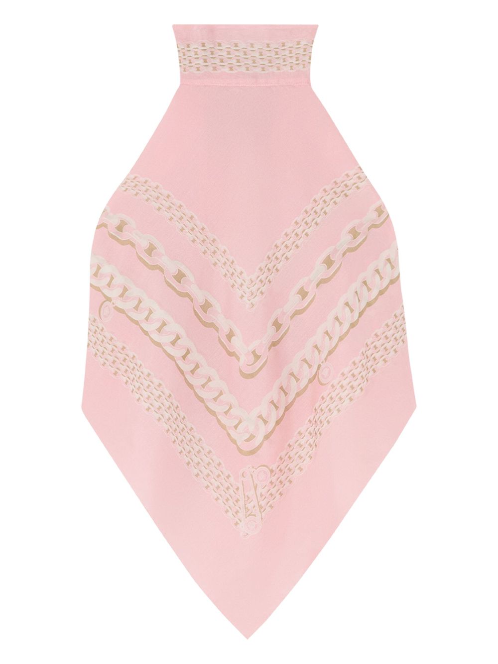 Versace Barocco foulard top - Pink