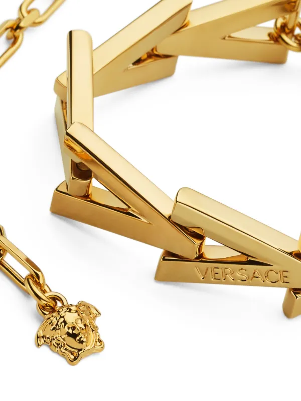 【VERSACE】チョーカー V2025 CHAIN Versace V2025 チェーン チョーカー | ゴールドトーン | FARFETCH JP