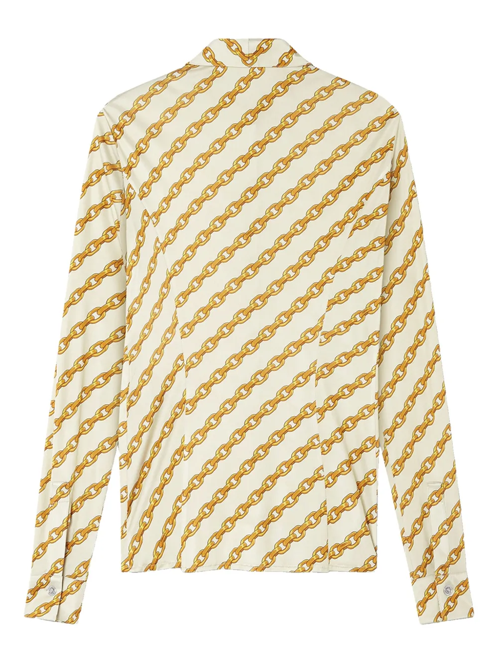 Versace Chain Stripes-print shirt - Goud