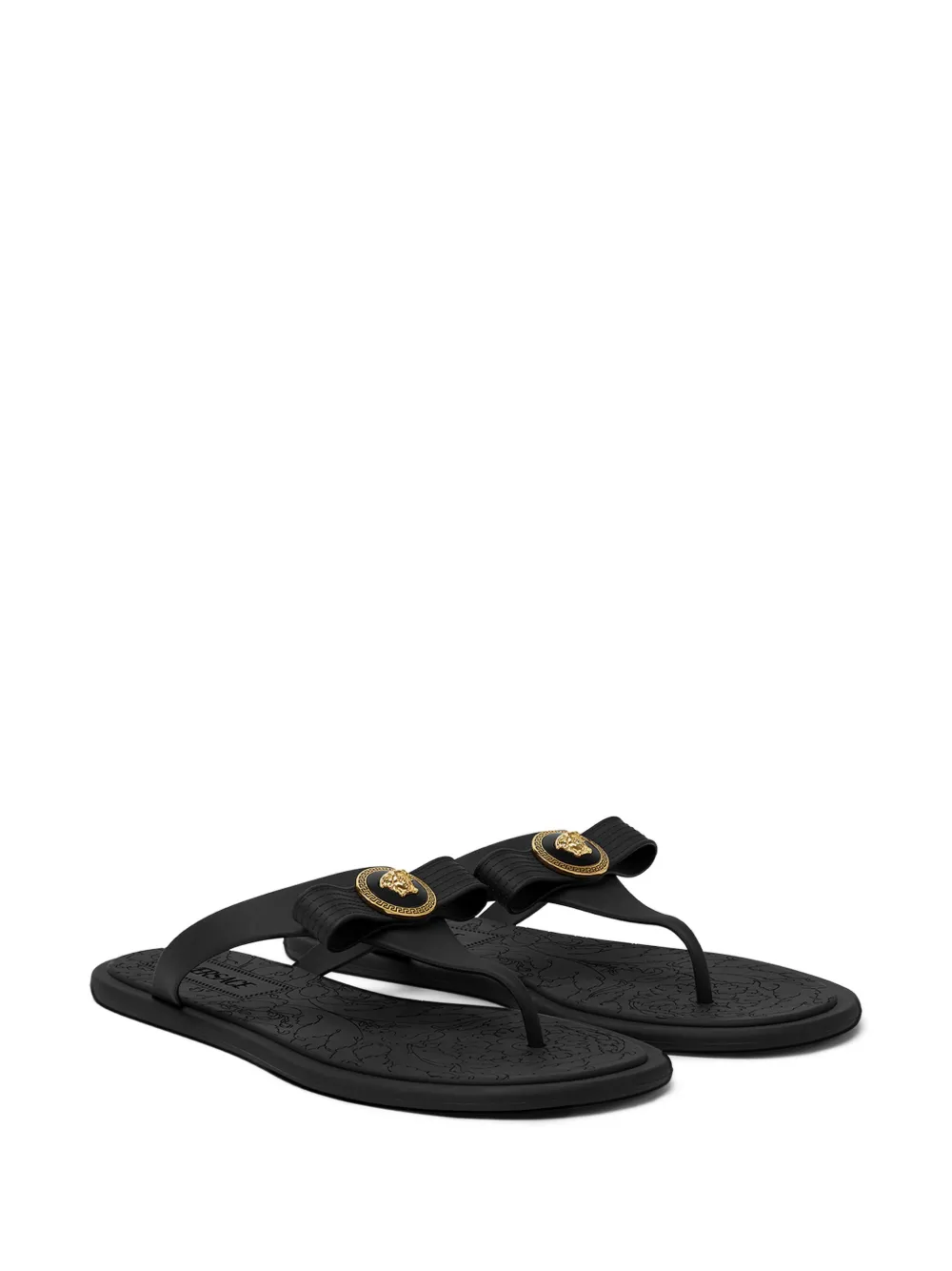 Versace Gianni Ribbon sandalen Zwart