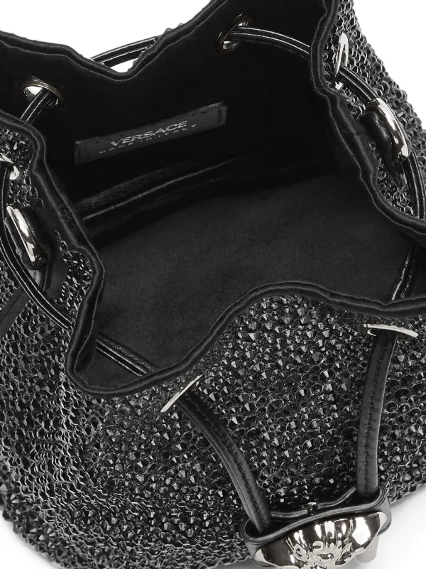 VERSACE サテン ミニ バケット バッグ ラ メドゥーサ サテン ミニ バケット バッグ ラ メドゥーサ | VERSACE JP