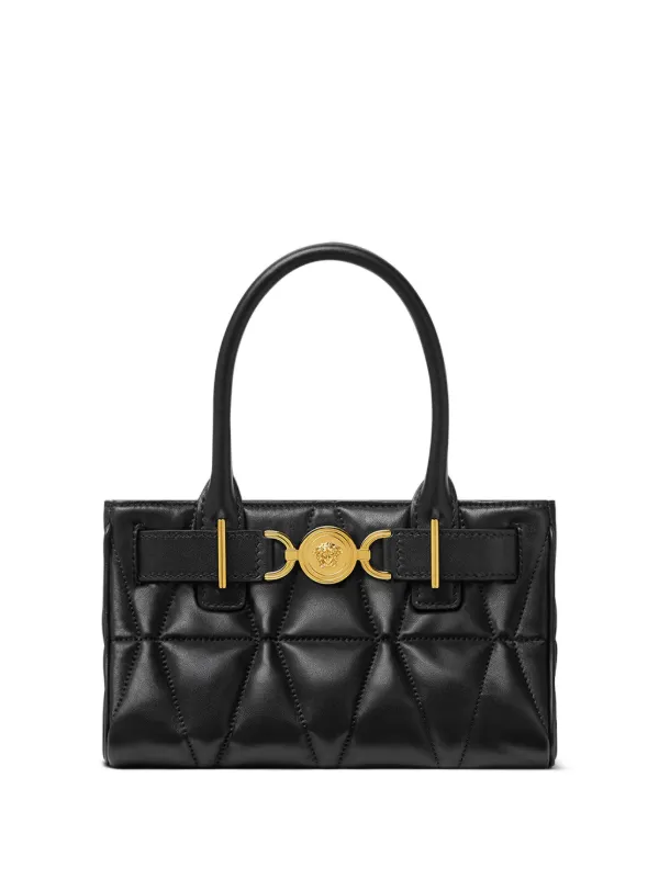 VERSACE★メドゥーサ '95 キルティング ハンドバッグ Versace メドゥーサ '95 キルティング ハンドバッグ | ブラック