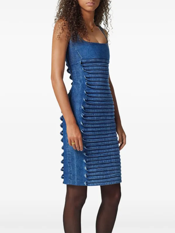 Versace Denim Mini Dress | Blue | FARFETCH