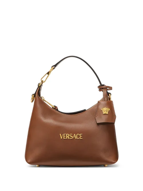 Versace sac cabas Tag Hobo - Marron - Versace - Modalova