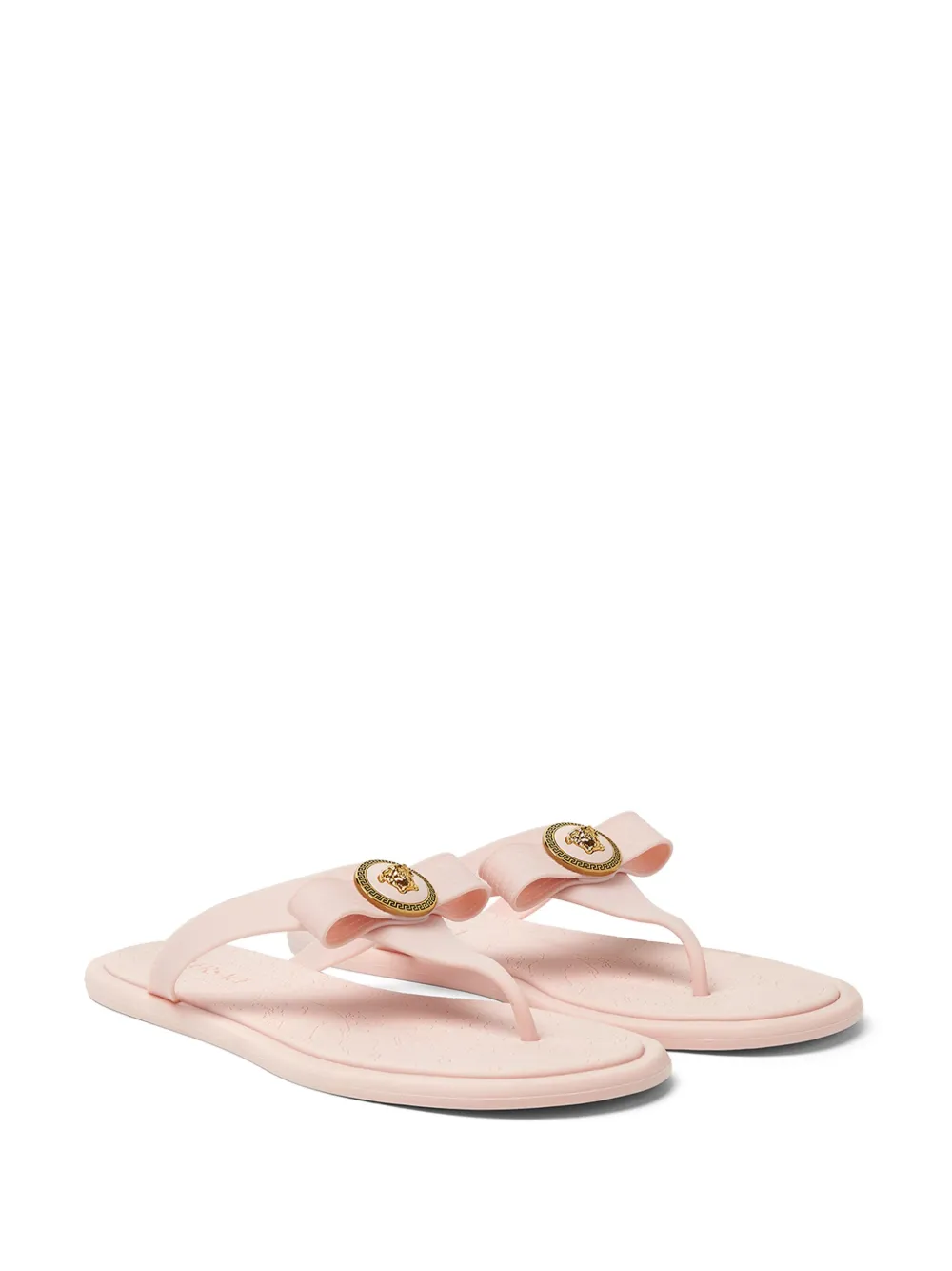 Versace Gianni Ribbon sandals Pink