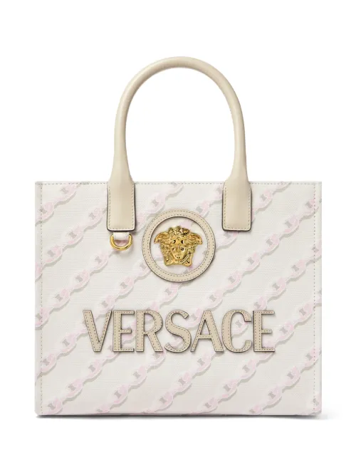 Petit sac à main Chain Stripes La Medusa - Versace - Modalova