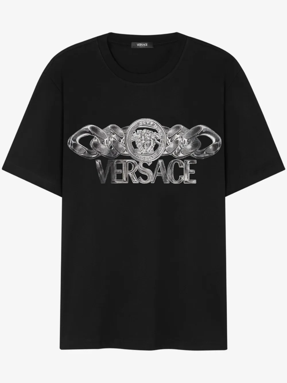 Versace Medusa On Chain T-shirt | Black | Image 1
