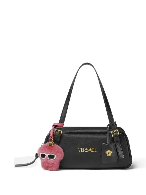 Versace Medusa Fluffy Charm | Pink | FARFETCH AO
