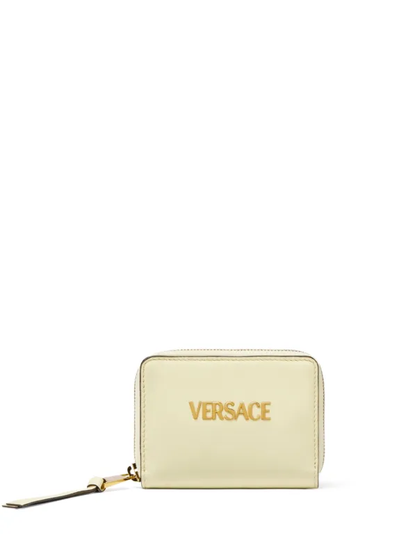 Versace Tag ファスナー財布 | イエロー | FARFETCH JP