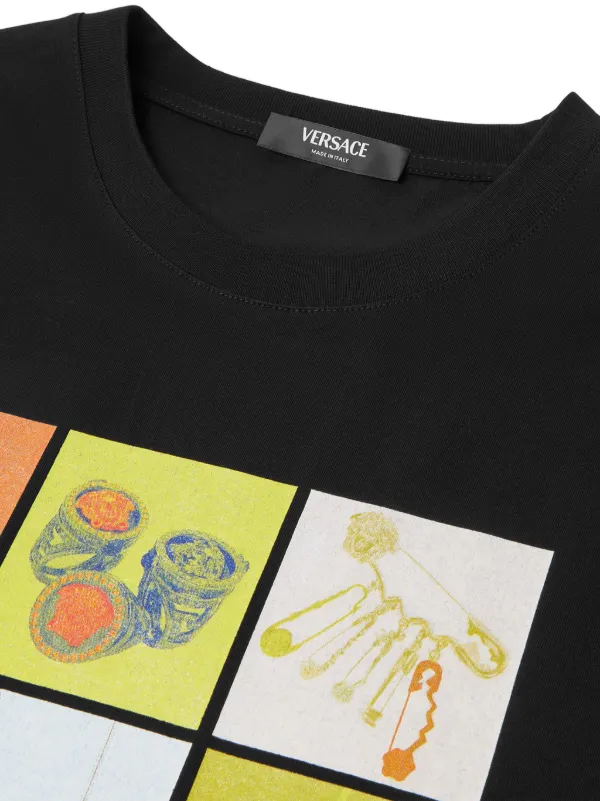 Versace Pop Jewels Tシャツ | ブラック | FARFETCH JP Versace Pop Jewels Tシャツ | ブラック | FARFETCH JP