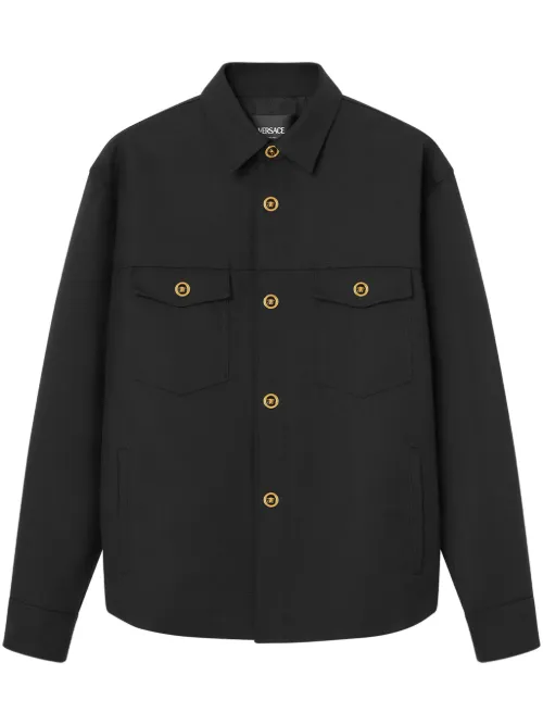 Surchemise Cavalry en laine - Versace - Modalova