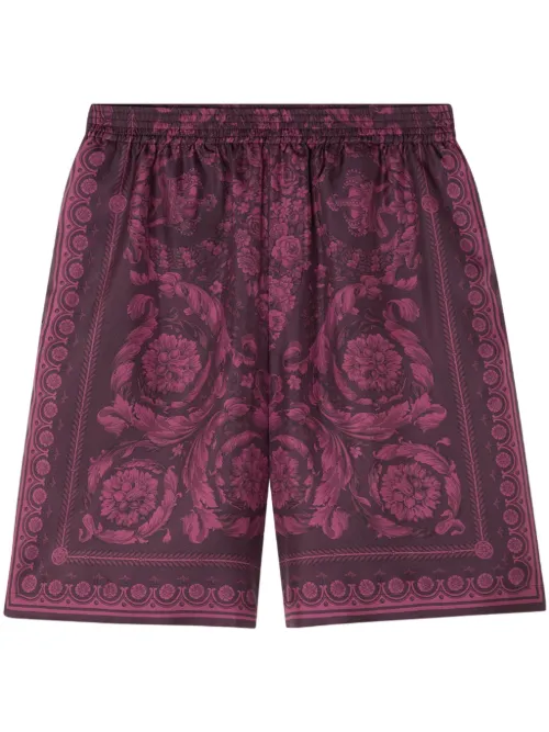 Short Barocco en soie - Versace - Modalova