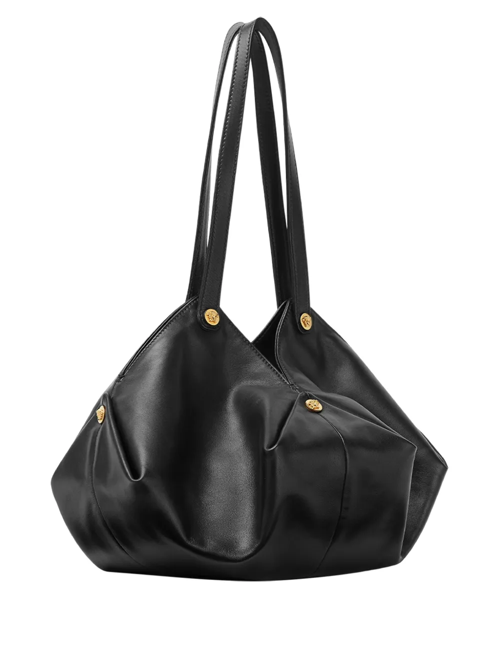Versace Medusa Shoulder Bag In Black