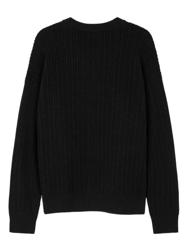 versace シルク&ウール　バロックメデューサニット　52 Versace メドゥーサエンブロイダリー ケーブルニットセーター