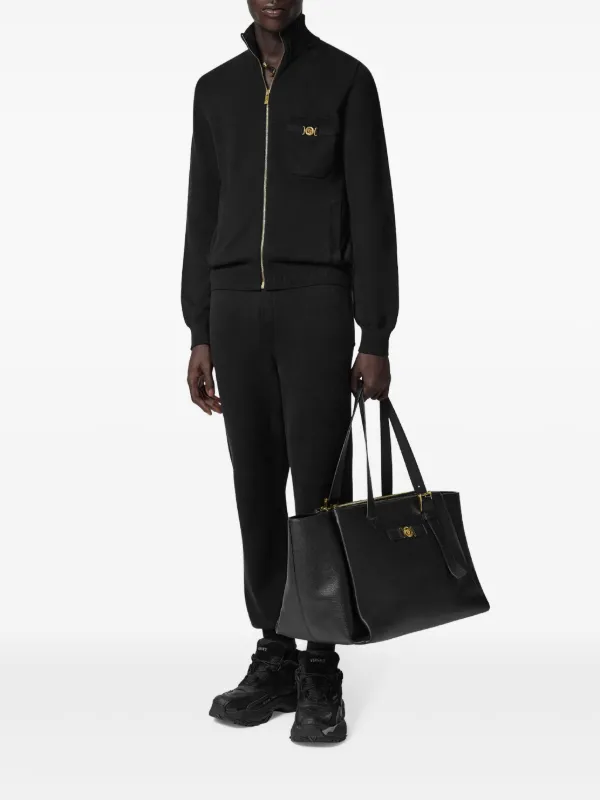 Versace ジップアップ セーター | ブラック | FARFETCH JP