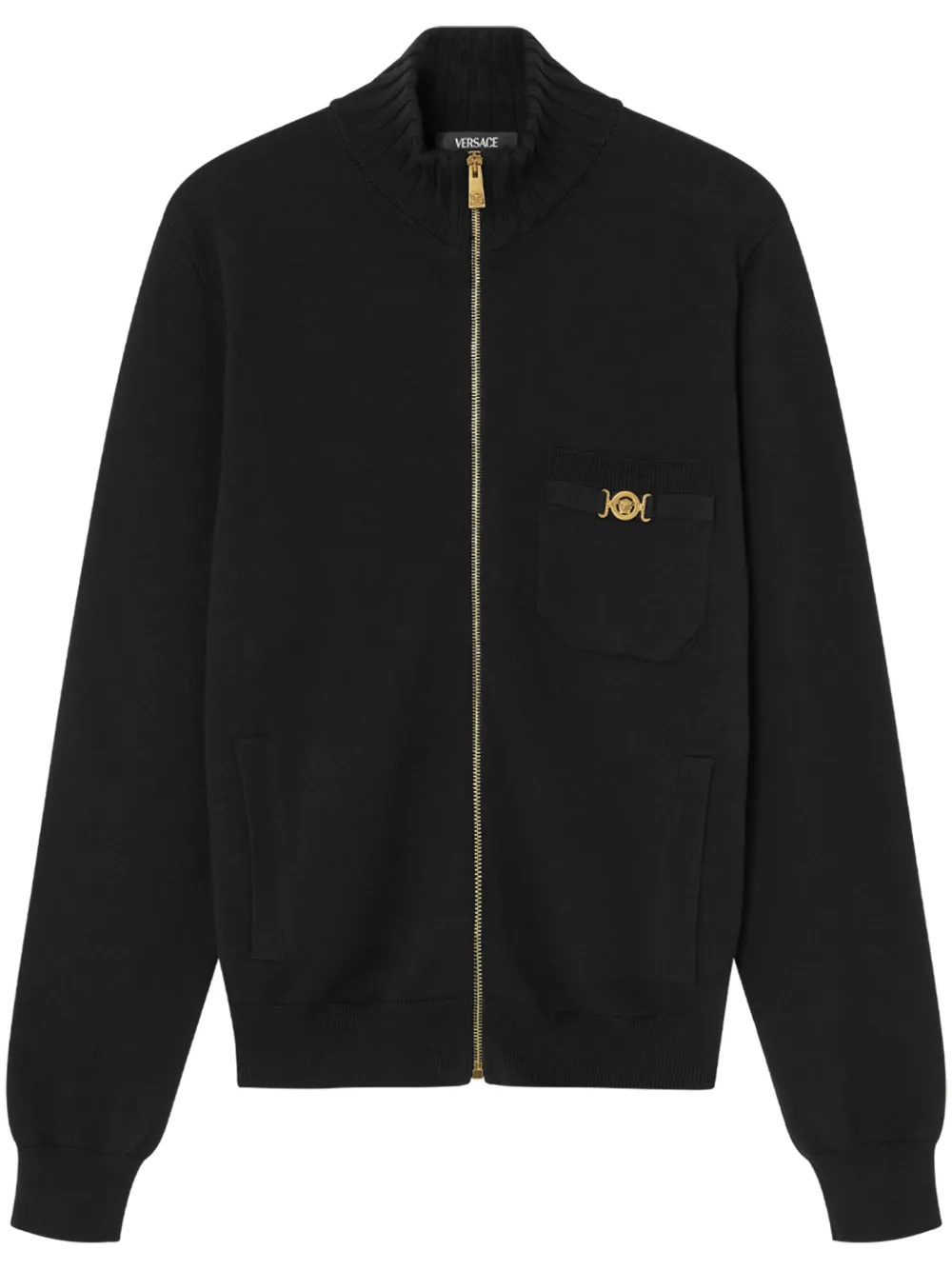 Versace suéter con cierre | negro | Image 1