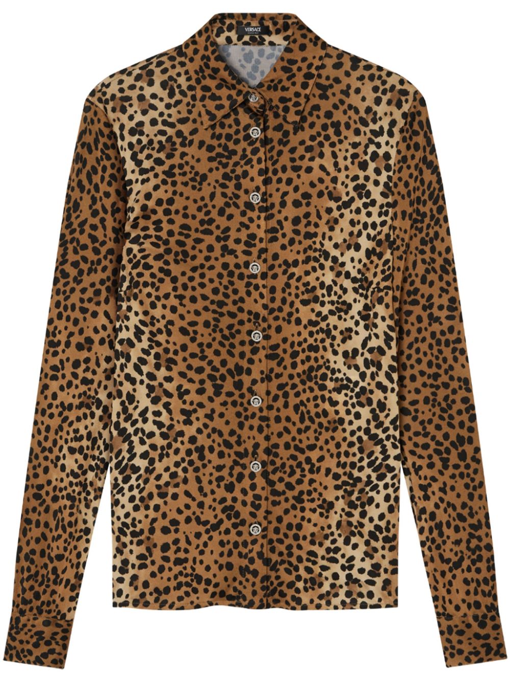 Versace leopard-print shirt - Brown