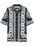 Versace Medusa Chains silk shirt - Black