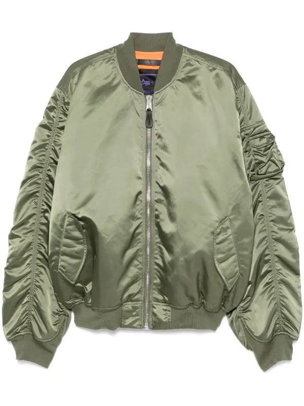 alpha industries ma-1グリーン美品 Alpha Industries MA-1 UV ジャケット | グリーン | FARFETCH JP