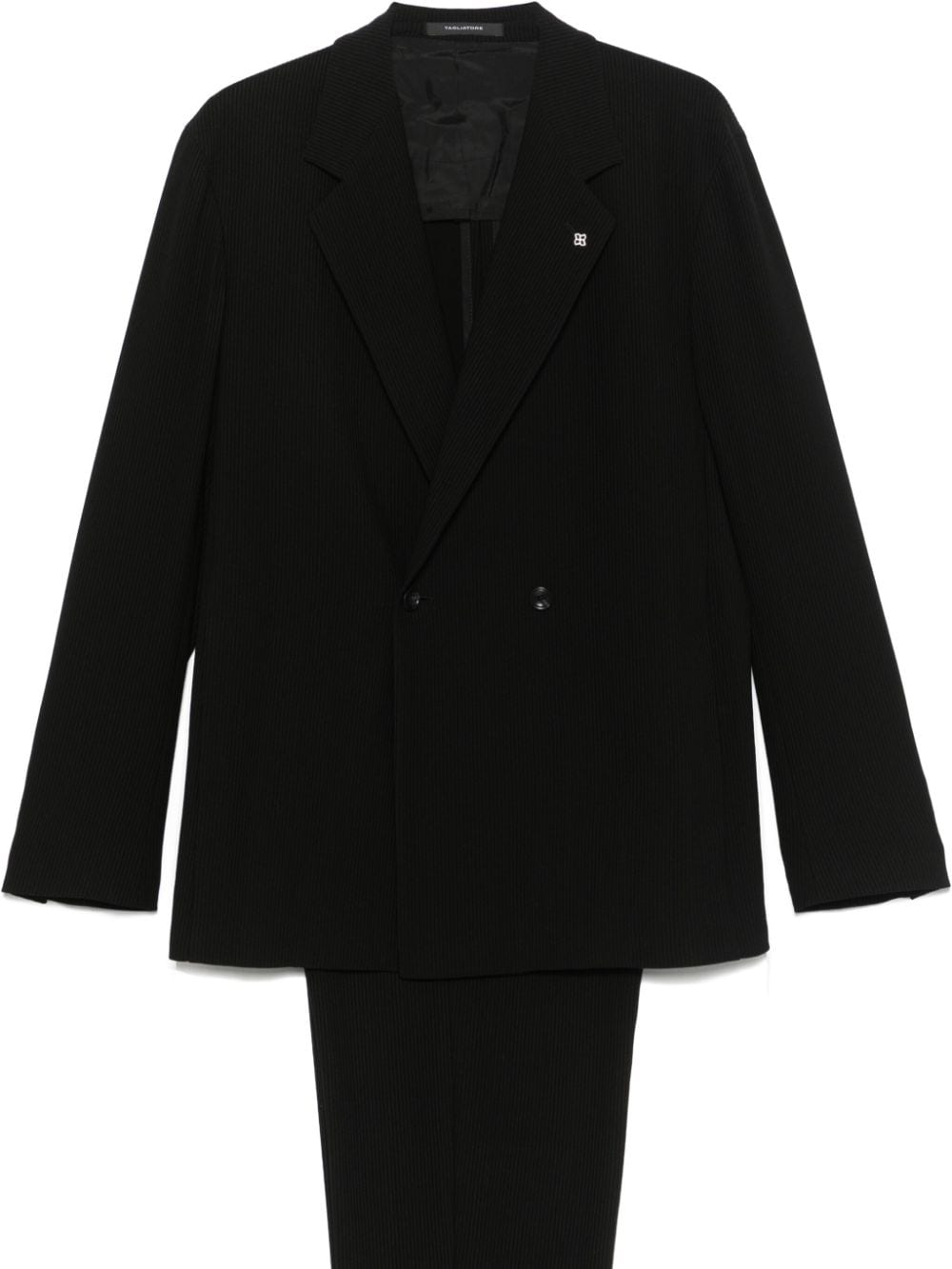 Shop Tagliatore A-osaka Suit In Black