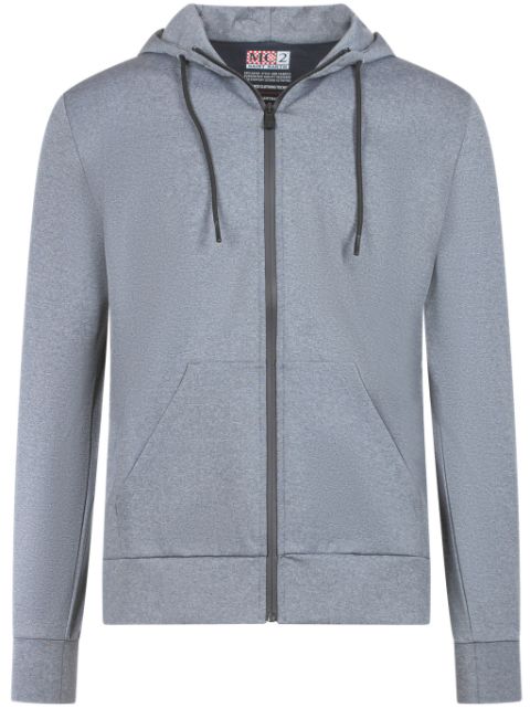 MC2 Saint Barth Drawstring hooded zip sweatshirt Men