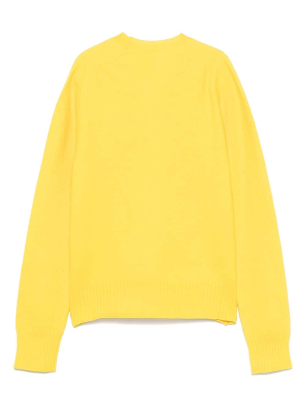 Jil Sander crew-neck sweater - Geel