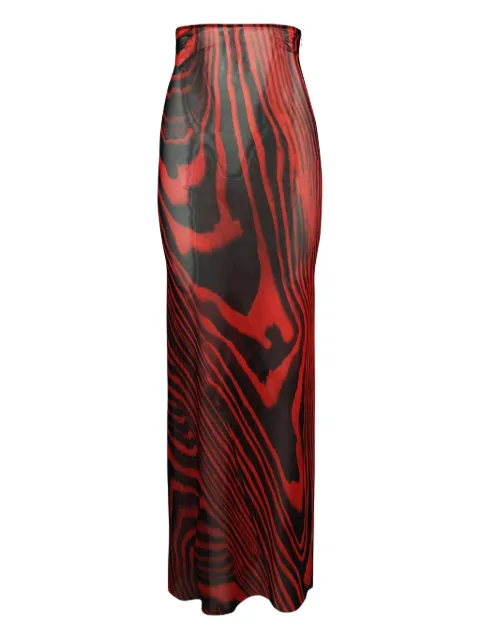 David Koma printed skirt 