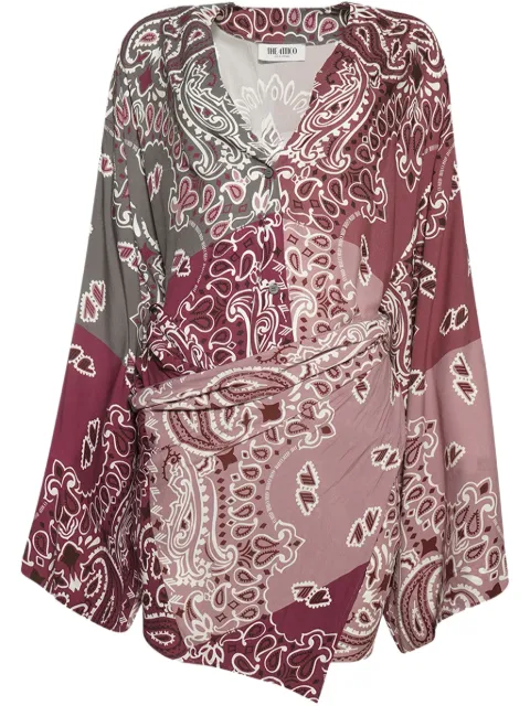 The Attico vestido con estampado de bandana