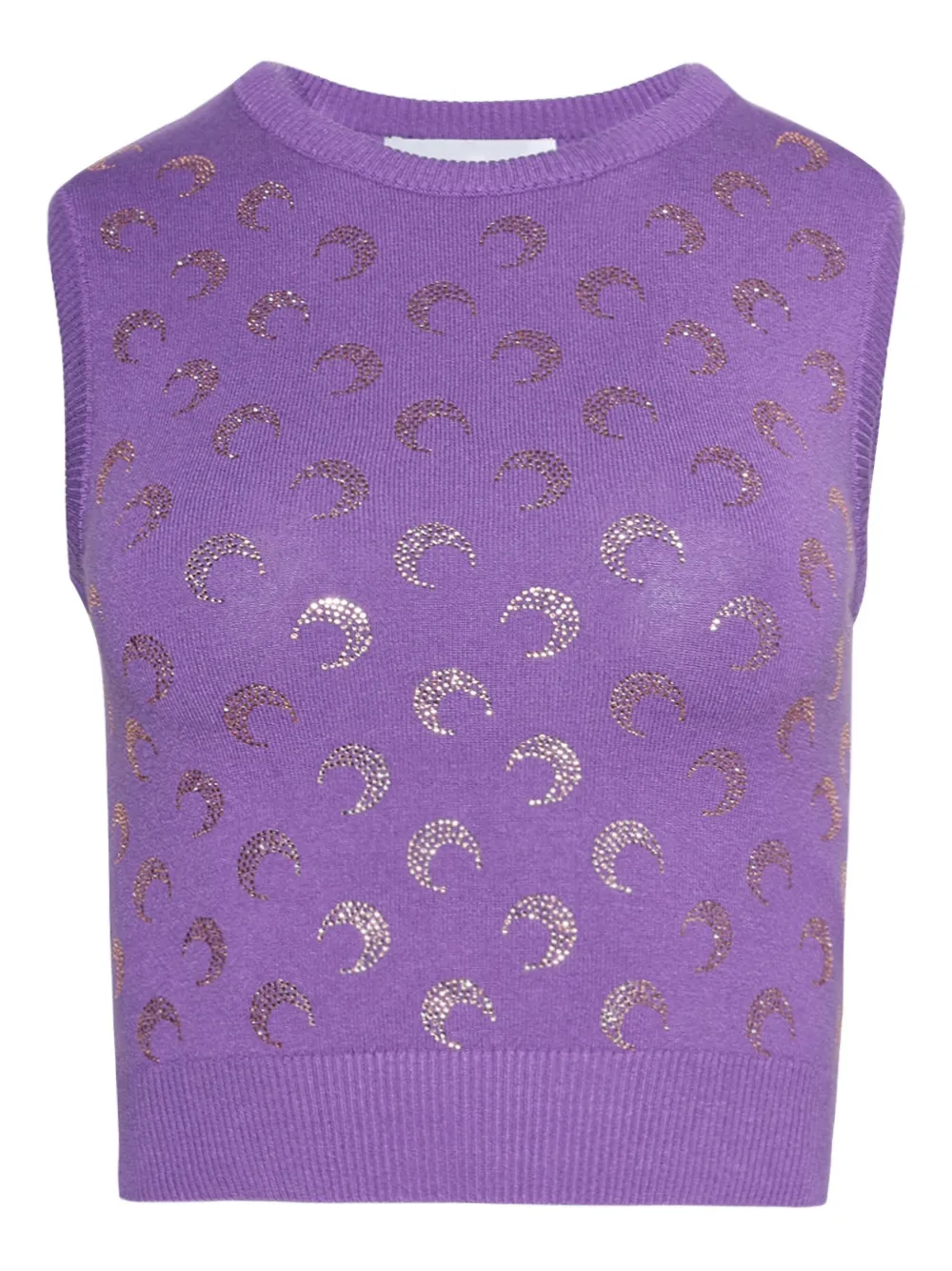 rhinestone-embellished tank top