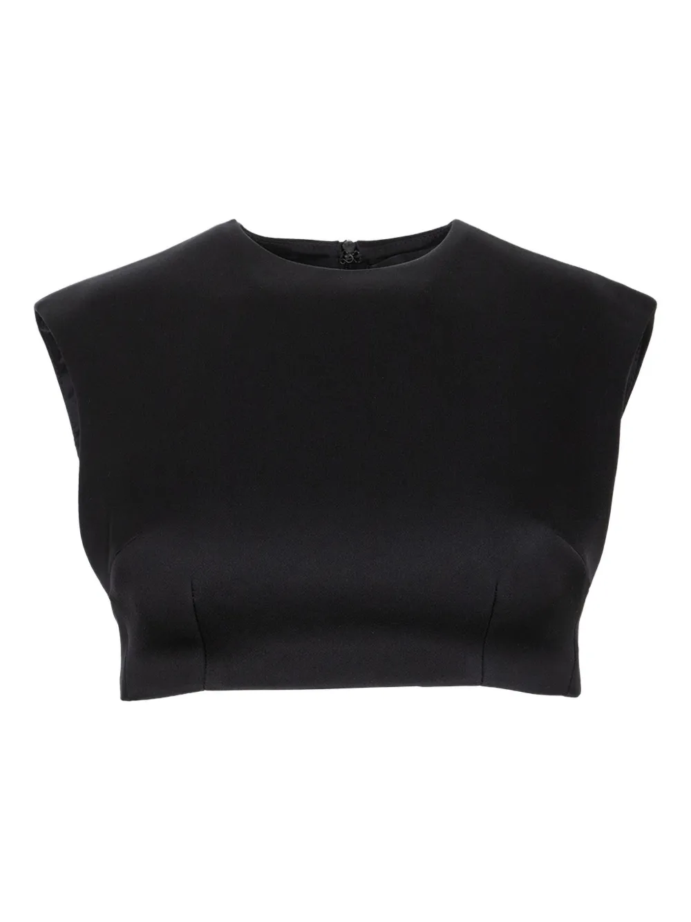 David Koma sleeveless crop top | Black | Image 1