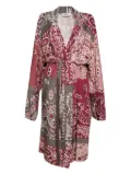 The Attico bandana-print kimono - Red