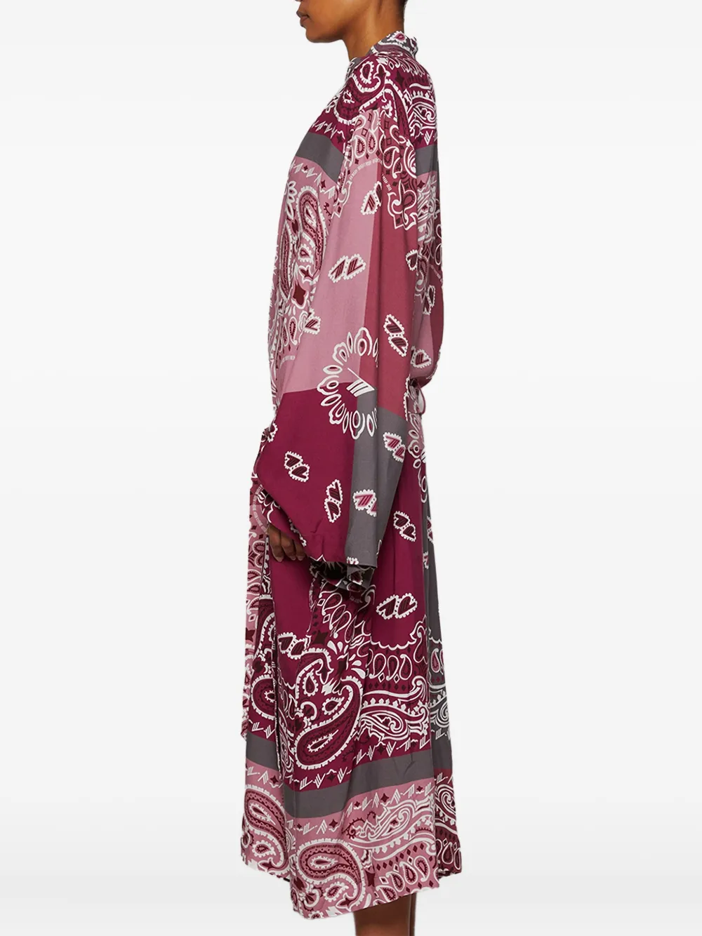 The Attico Tuniek met bandanaprint Rood
