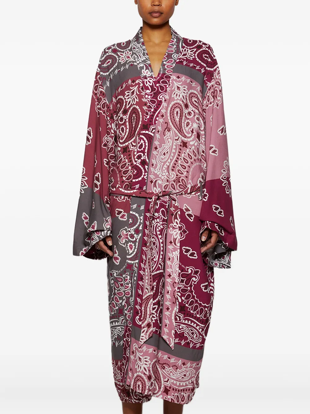 The Attico Tuniek met bandanaprint Rood