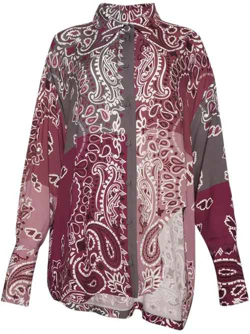 Chemise à imprimé bandana - The Attico - Modalova