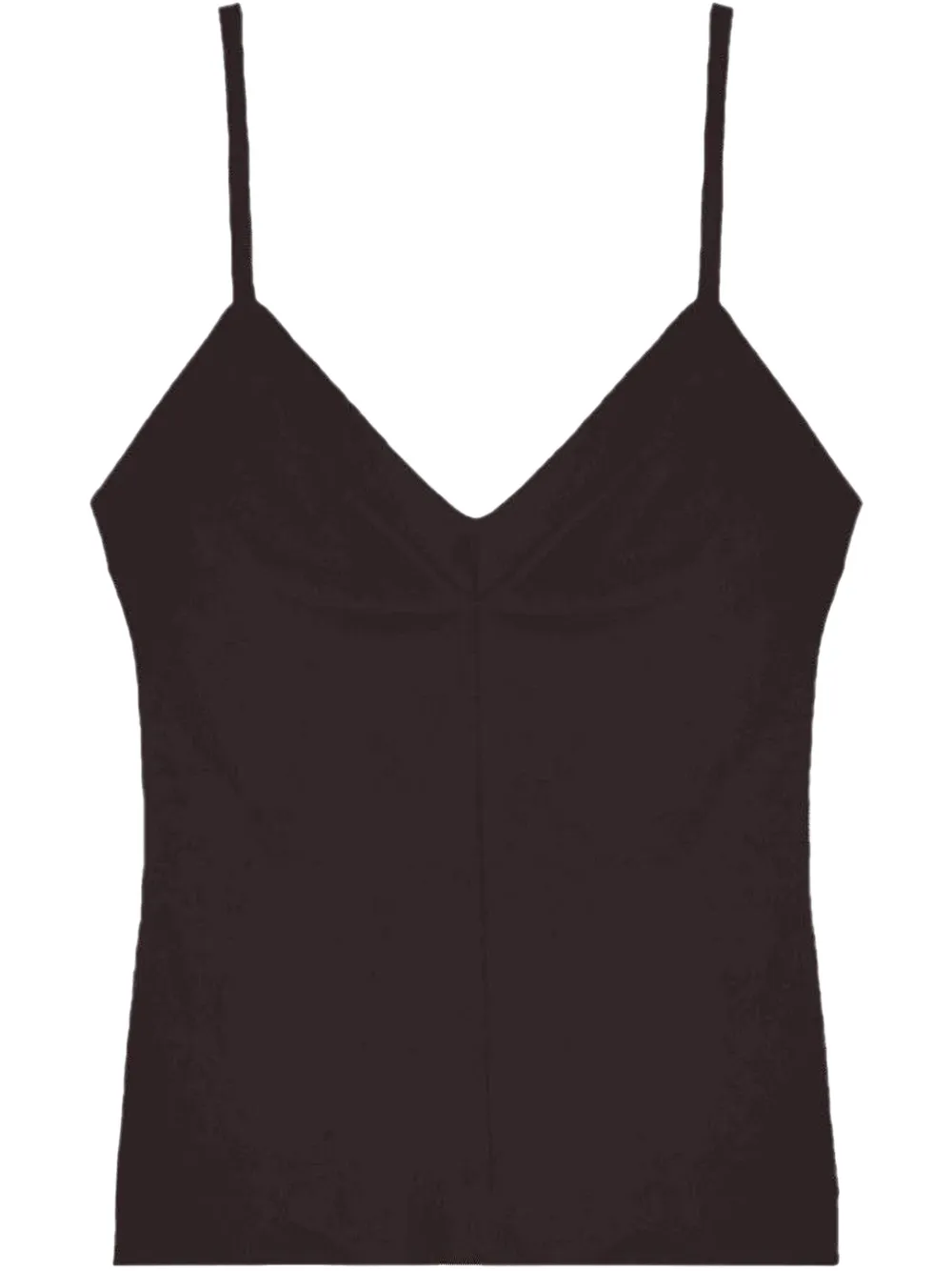 Jil Sander Tanktop met logo Bruin