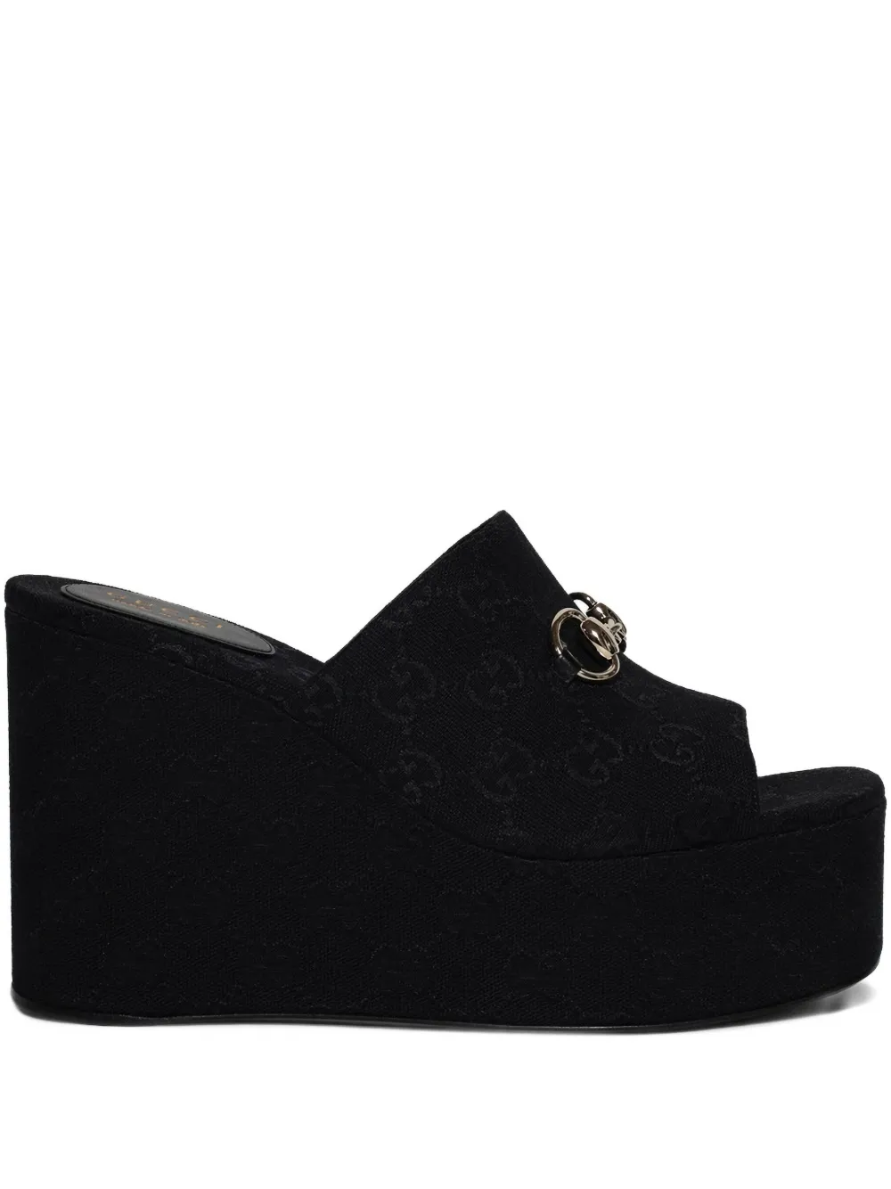 Gucci 105mm Horsebit Platform Sandals