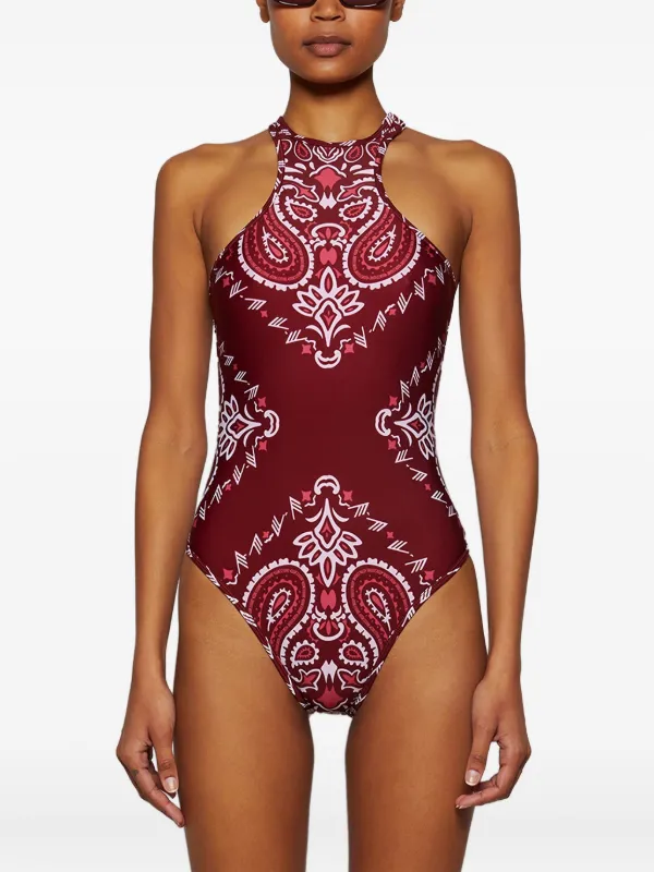 ワンピース水着 THE ATTICO Woman Swimsuit Red WBC00009PAA094AA 010 THE ATTICO: Swimsuit woman - Red | The Attico swimsuit
