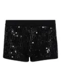 David Koma sequin-embellished shorts - BLACK