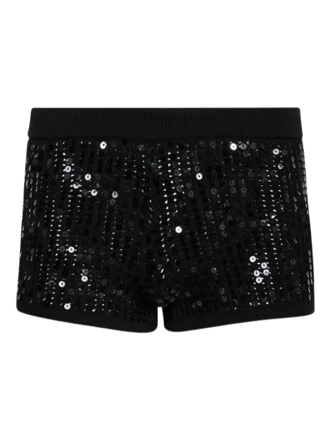 David Koma sequin-embellished shorts