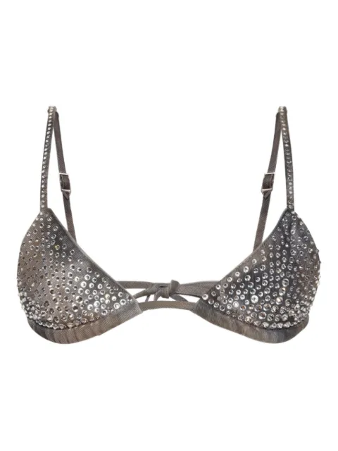The Attico brasier estilo triángulo con apliques