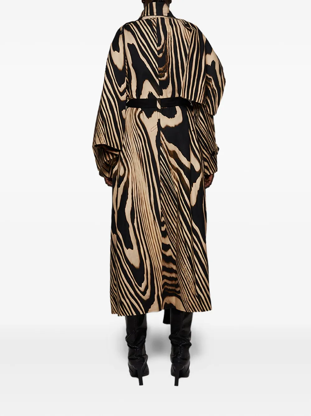 David Koma Jas met zebraprint Beige