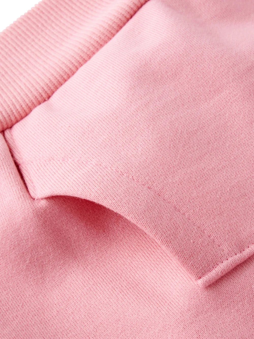 Miki House Hoodie met geborduurde beer Roze