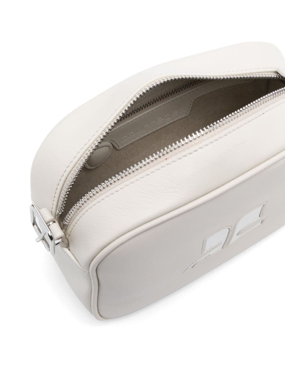 Shop Courrèges Reedition Camera Bag In Neutrals