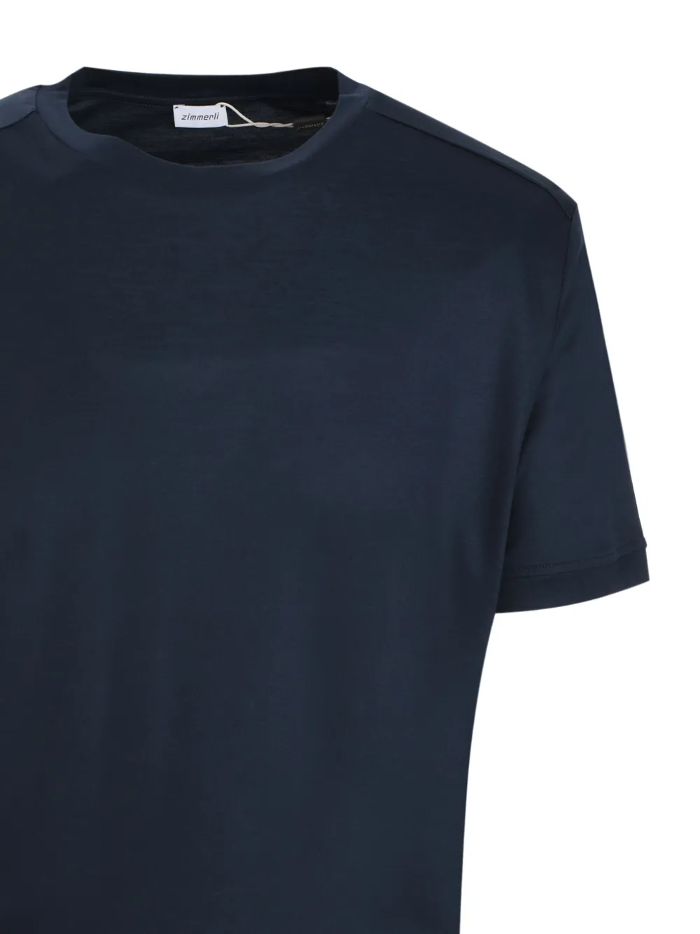 Zimmerli Crew-neck T-shirt In Blue