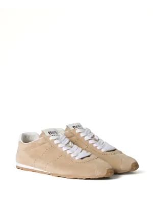 miumiu靴 Miu Miu Tyre スニーカー | ニュートラル | FARFETCH JP