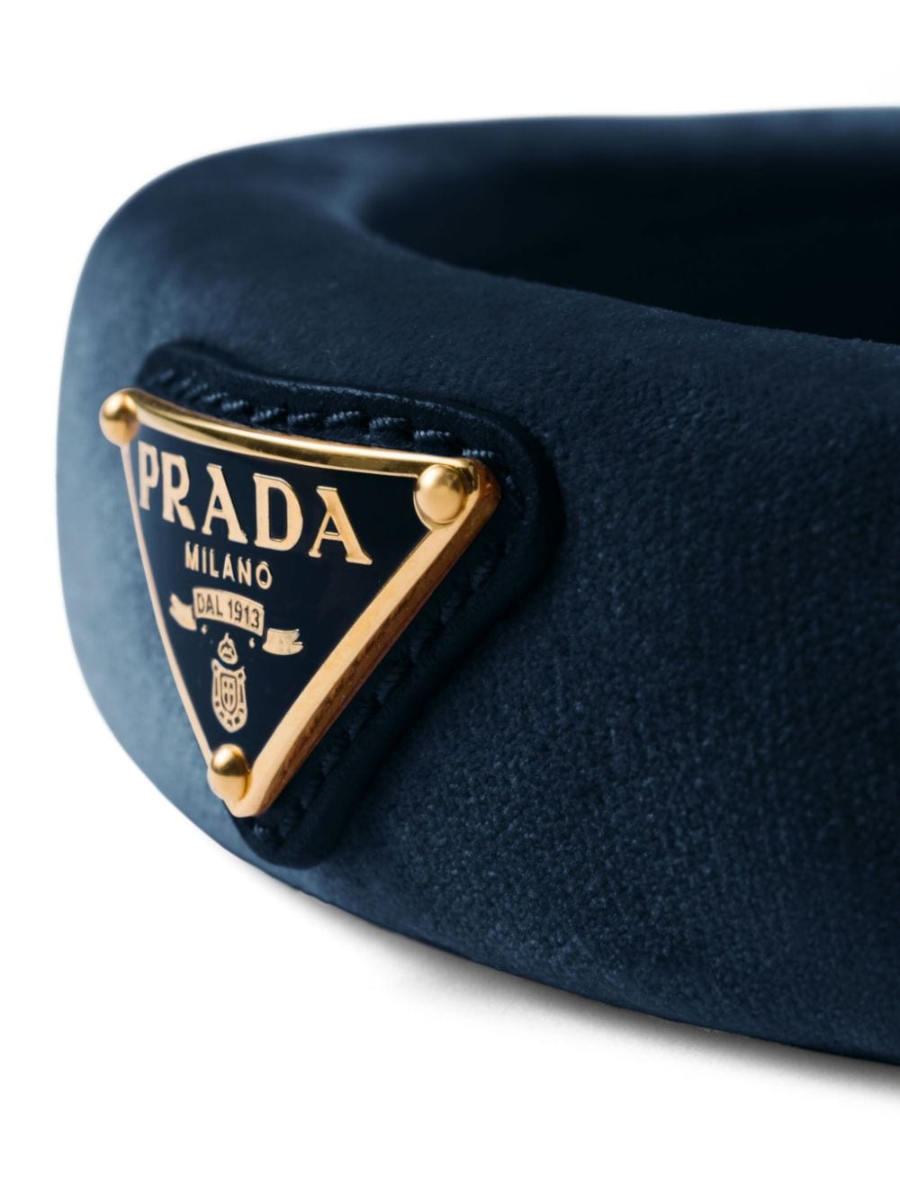 Prada Fluwelen haarband - Blauw