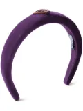 Prada velvet headband - Purple