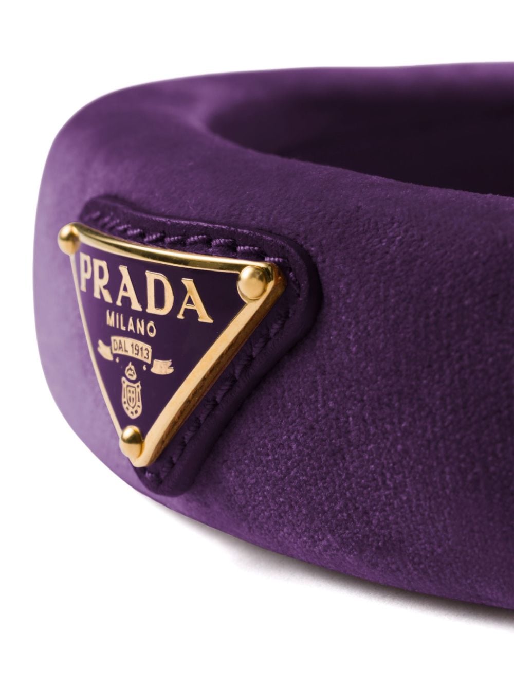 Prada Fluwelen haarband - Paars